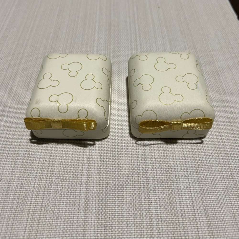 Disney Parks Jewelry Boxes with Gold Accents